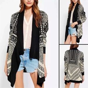 UO Staring at Stars Waterfall Geo Cardigan